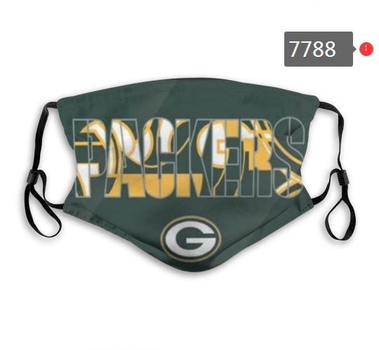 NFL 2020 Green Bay Packers #14 Dust mask with filter->nfl dust mask->Sports Accessory